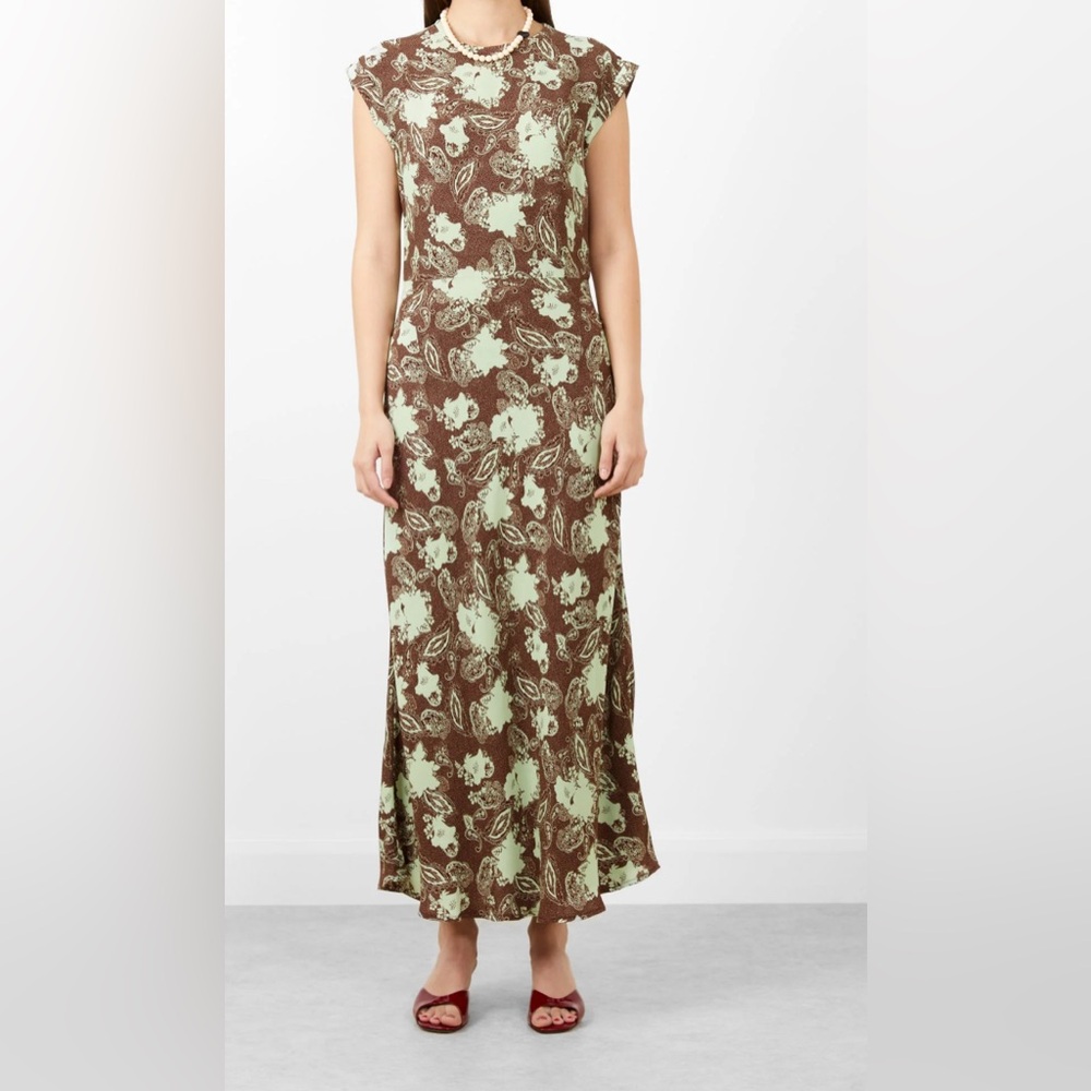 Rachel Comey Adri Brown and Green Maxi Dress